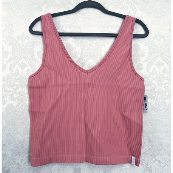 Old Navy Tops - Old Navy NWT Ribbed Seamless Cropped Fitted Tank Top Plus Size 4X Loungewear New